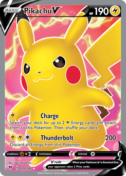 Pikachu V (170/185) [Sword & Shield: Vivid Voltage]