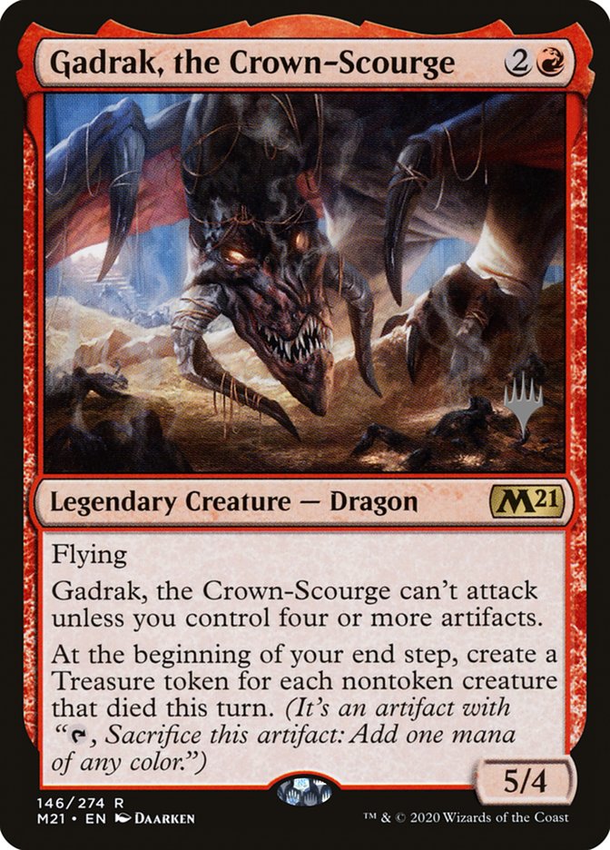 Gadrak, the Crown-Scourge (Promo Pack) [Core Set 2021 Promos]