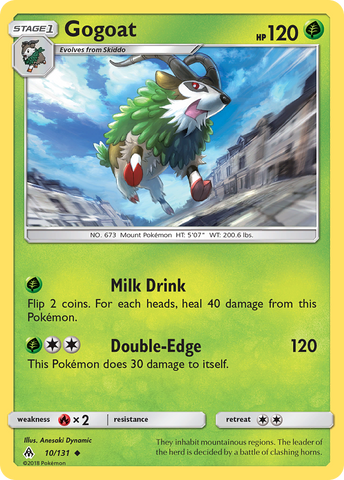 Gogoat (10/131) [Sun & Moon: Forbidden Light]