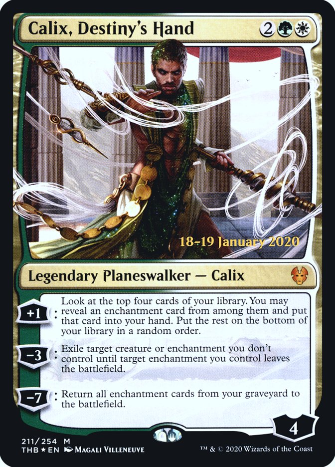 Calix, Destiny's Hand [Theros Beyond Death Prerelease Promos]