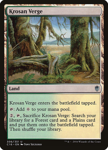 Krosan Verge [Commander 2016]