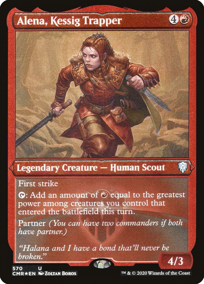 Alena, Kessig Trapper [Commander Legends Etched]