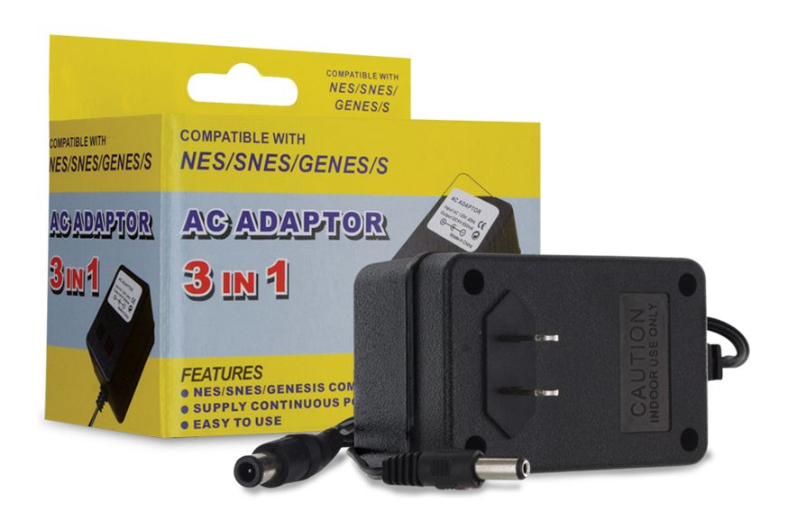 3 in 1 Universal AC Adapter (NES, SNES, GEN1) - Hyperkin
