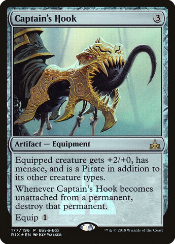 Captain's Hook (Buy-A-Box) [Rivals of Ixalan Promos]