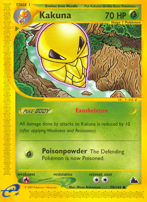 Kakuna (70/144) [Skyridge] - Reverse - Graded