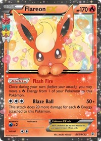 Flareon EX [Generations: Radiant Collection] - Graded