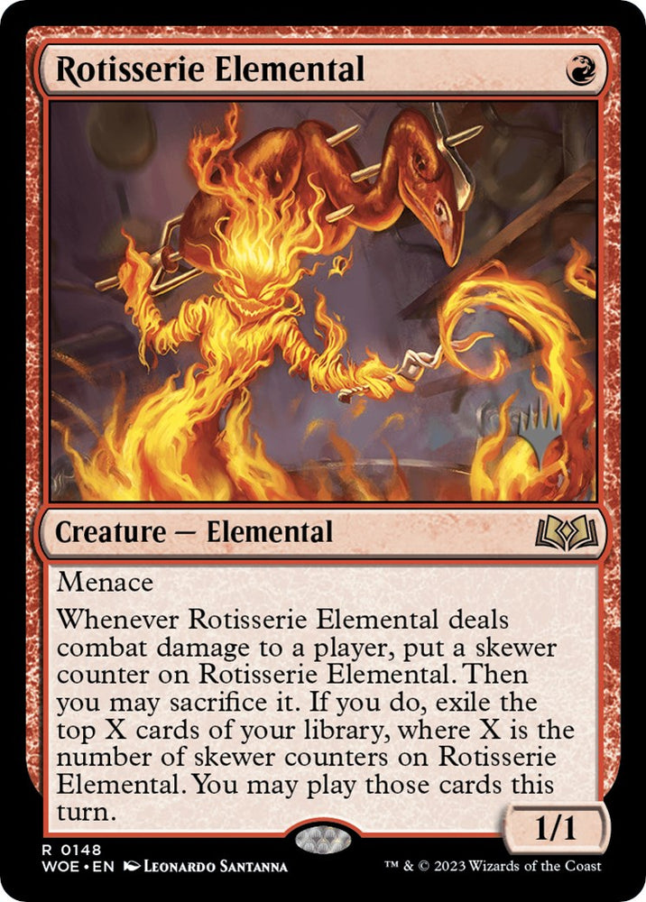 Rotisserie Elemental (Promo Pack) [Wilds of Eldraine Promos]