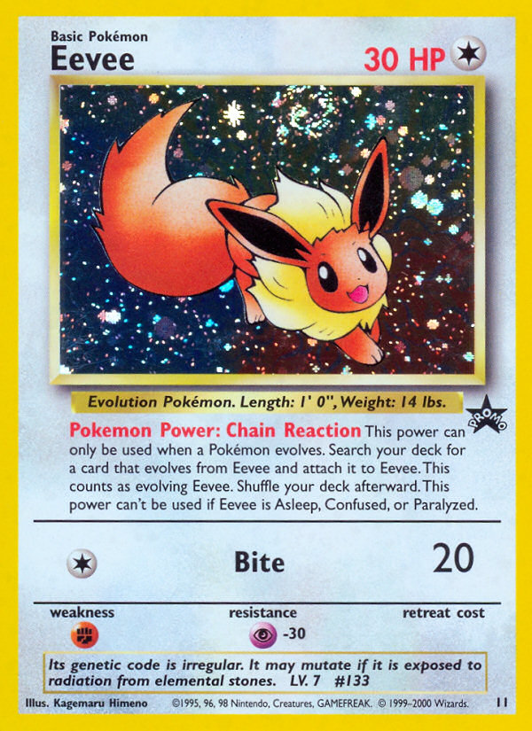 Eevee (11) [Wizards: Black Star Promos] - Graded