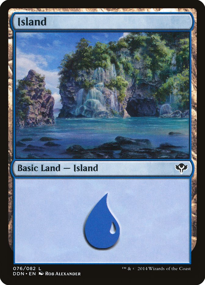 Island (76) [Duel Decks: Speed vs. Cunning]