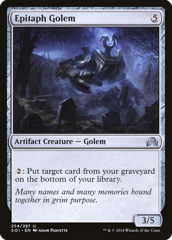 Epitaph Golem [Shadows over Innistrad]