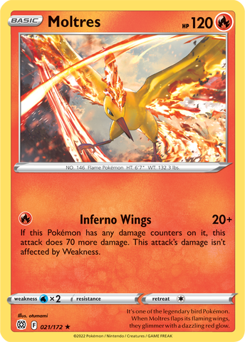 Moltres (021/172) [Sword & Shield: Brilliant Stars]