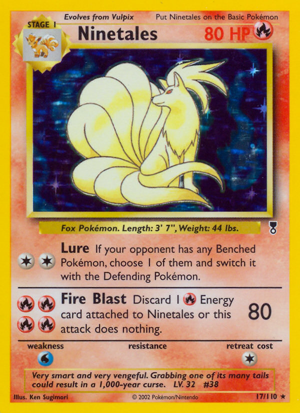 Ninetales (17/110) [Legendary Collection] - Graded