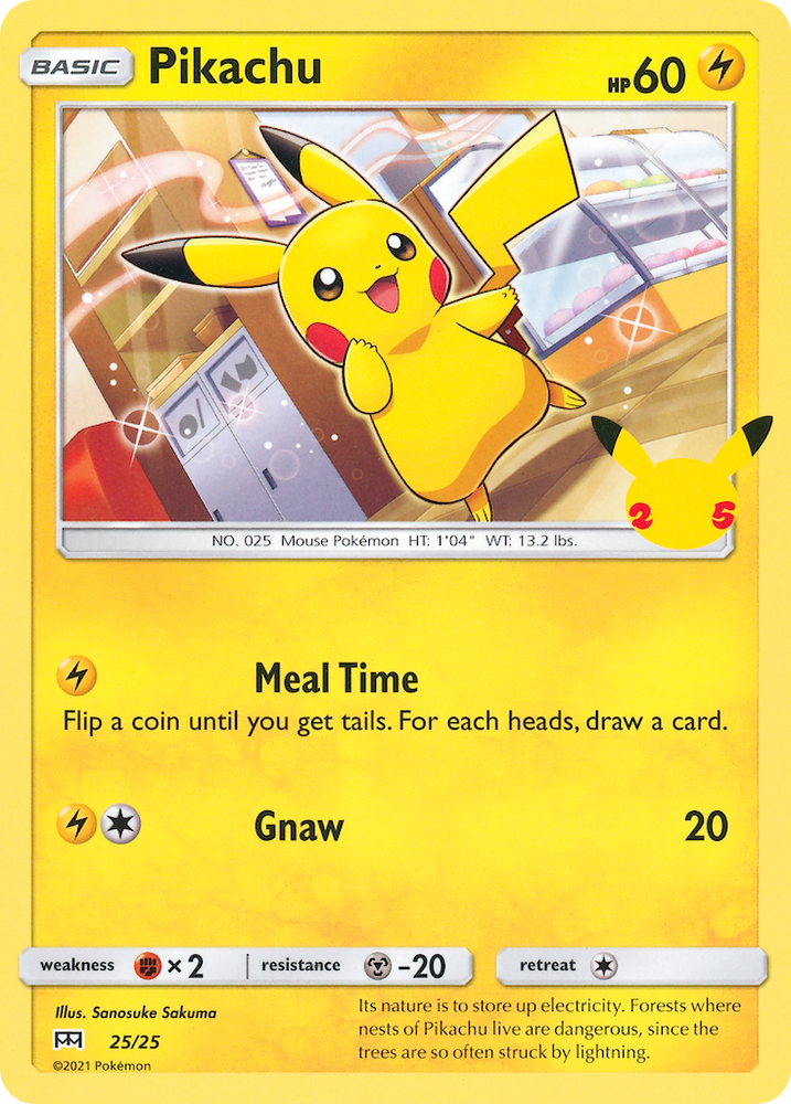 Pikachu (25/25) [McDonald's 25th Anniversary] - Graded