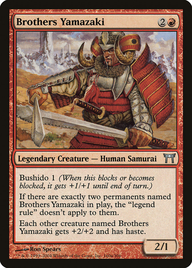 Brothers Yamazaki (160a/306) [Champions of Kamigawa]