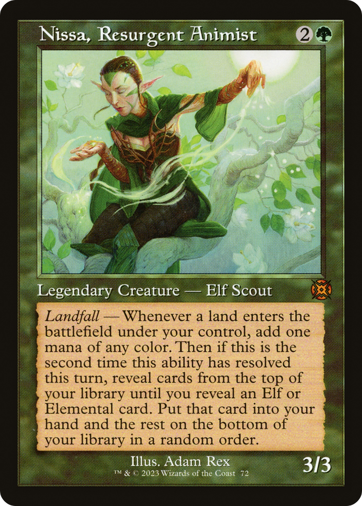 Nissa, Resurgent Animist (Retro) [March of the Machine: The Aftermath]