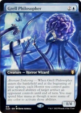 Grell Philosopher (Extended Art) [Commander Legends: Battle for Baldur's Gate]