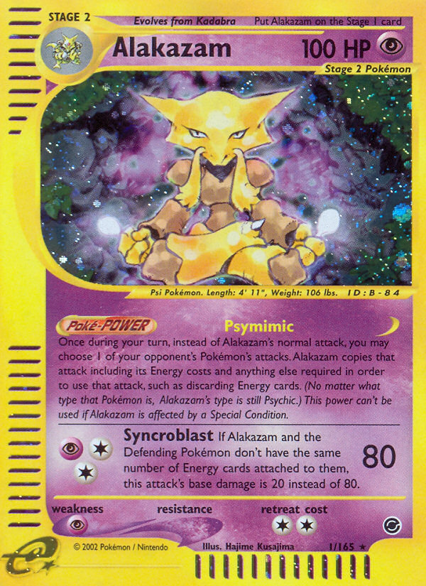 Alakazam 1st Edition (1/165) [Expedition: Base Set] - Japanese - Graded