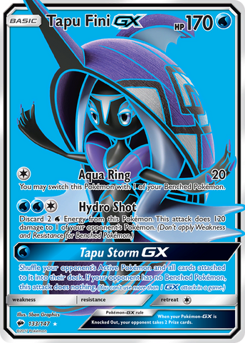 Tapu Fini GX (133/147) [Sun & Moon: Burning Shadows]