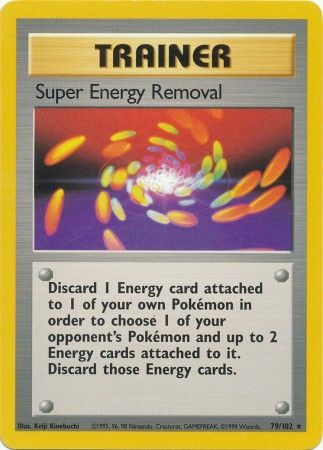 Super Energy Removal (79/102) [Base Set] - Japanese - Graded