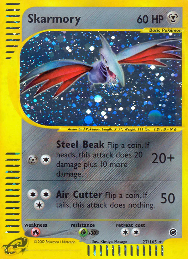 Skarmory (27/165) [Expedition: Base Set] - Reverse - Graded