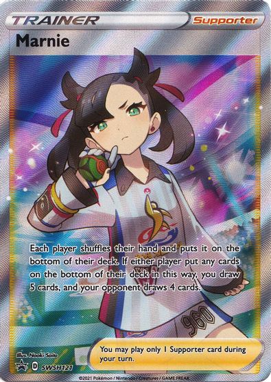 Marnie (SWSH121) [Sword & Shield: Black Star Promos] - Graded