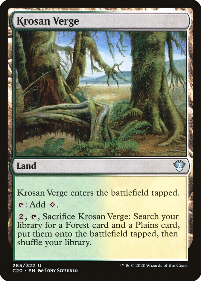 Krosan Verge [Commander 2020]