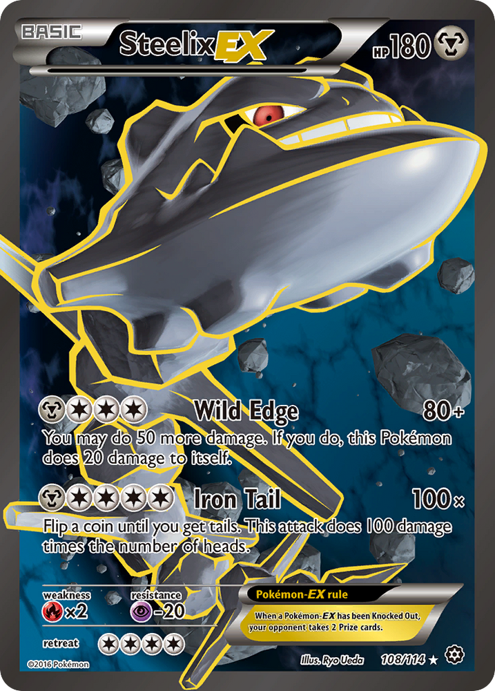 Steelix EX (108/114) [XY: Steam Siege] - Graded