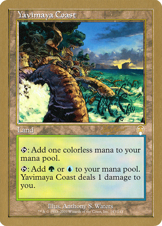 Yavimaya Coast (Sim Han How) [World Championship Decks 2002]