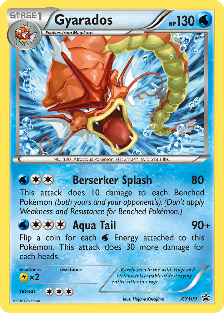 Gyarados (XY109) [XY: Black Star Promos] - Graded