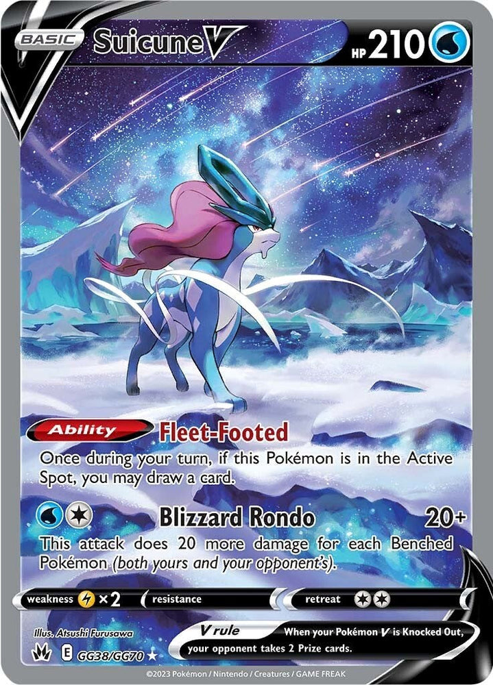 Suicune V (215/172) [s12a] - Graded