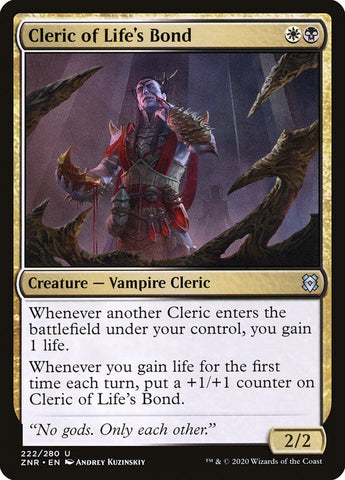 Cleric of Life's Bond [Zendikar Rising]