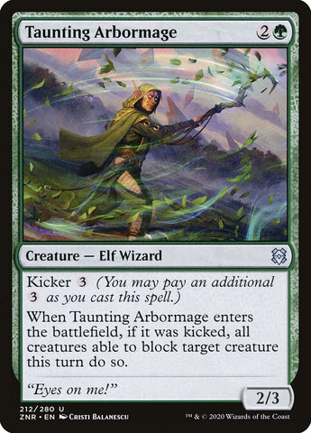 Taunting Arbormage [Zendikar Rising]