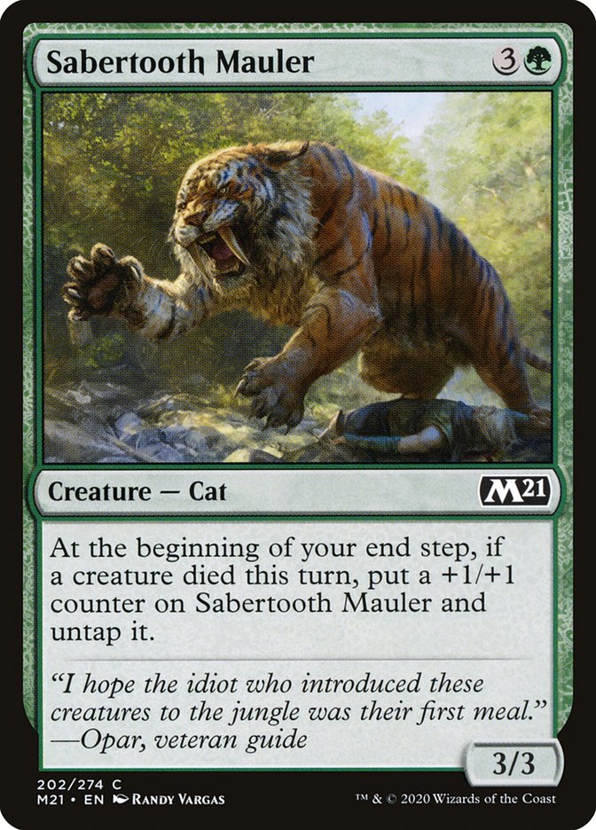 Sabertooth Mauler [Core Set 2021]