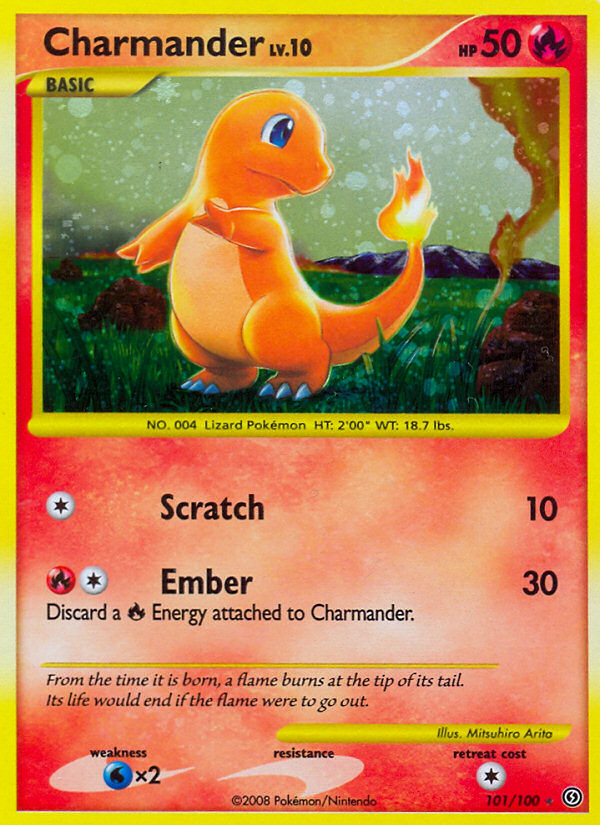 Charmander (101/100) [Diamond & Pearl: Stormfront] - Graded