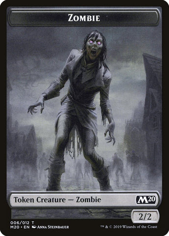 Soldier // Zombie Double-Sided Token [Game Night 2019 Tokens]