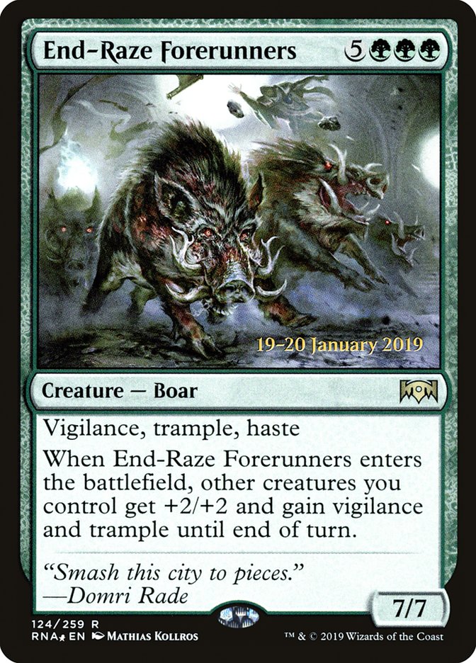 End-Raze Forerunners [Ravnica Allegiance Prerelease Promos]