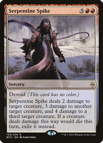 Serpentine Spike [Battle for Zendikar]