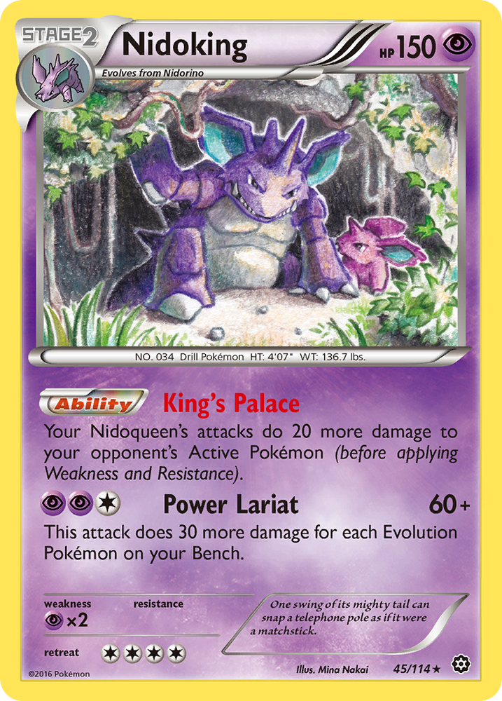 Nidoking (45/114) [XY: Steam Siege]