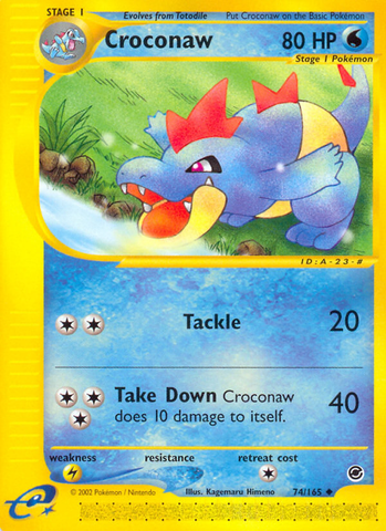 Croconaw (74/165) [Expedition: Base Set]