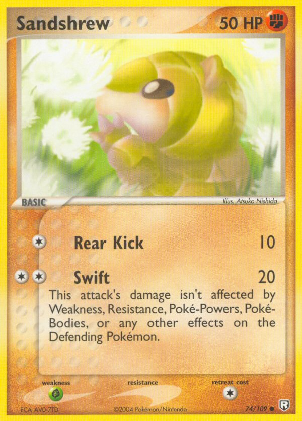 Sandshrew (74/109) [EX: Team Rocket Returns] Reverse - Graded