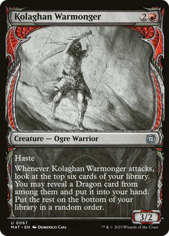 Kolaghan Warmonger (Showcase) [March of the Machine: The Aftermath]