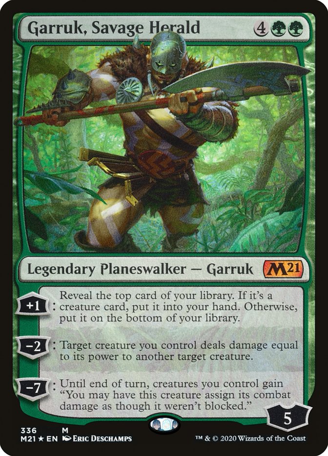 Garruk, Savage Herald [Core Set 2021]