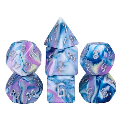 Blooming Violets Dice Set - Foam Brain