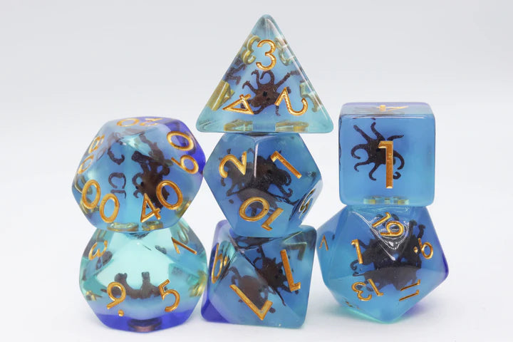 Coffee Octopus Dice Set - Foam Brain