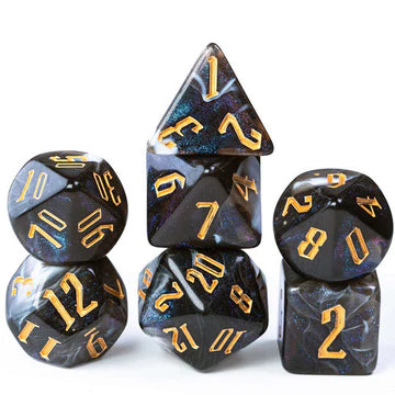 Purple Silk Translucent Dice - Foam Brain