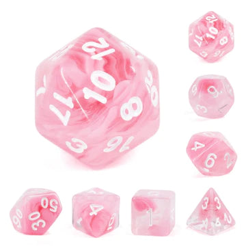 Pink Rose Dice - Foam Brain