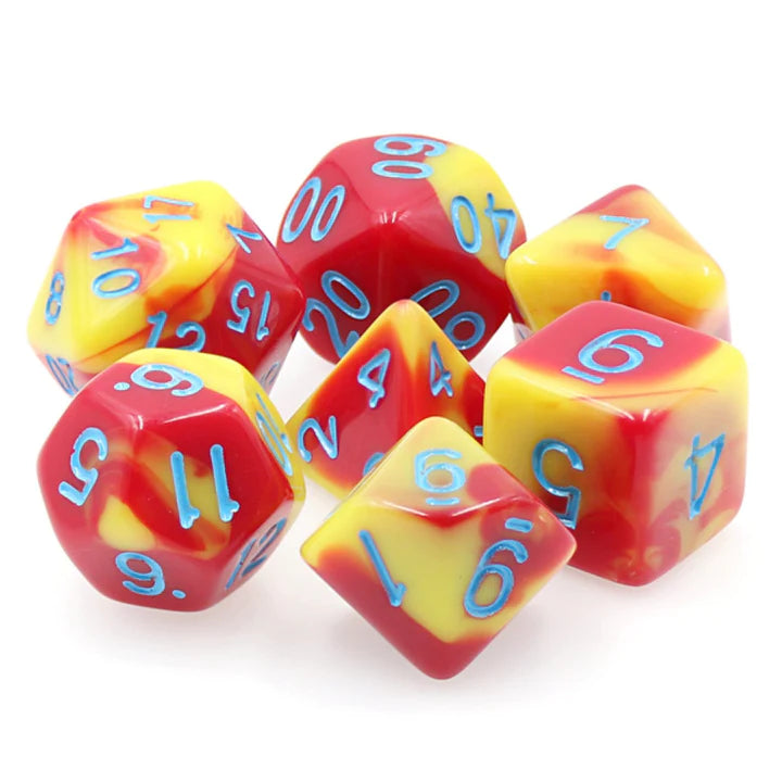Ketchup & Mustard Dice Set - Foam Brain