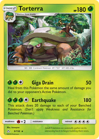 Torterra (9/156) [Sun & Moon: Ultra Prism]