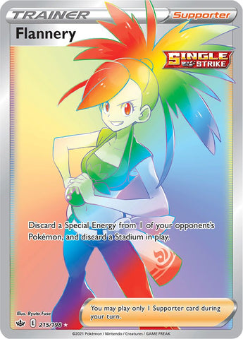 Flannery (215/198) [Sword & Shield: Chilling Reign]