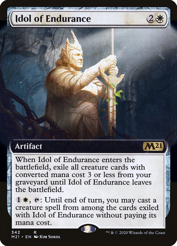 Idol of Endurance (Extended Art) [Core Set 2021]